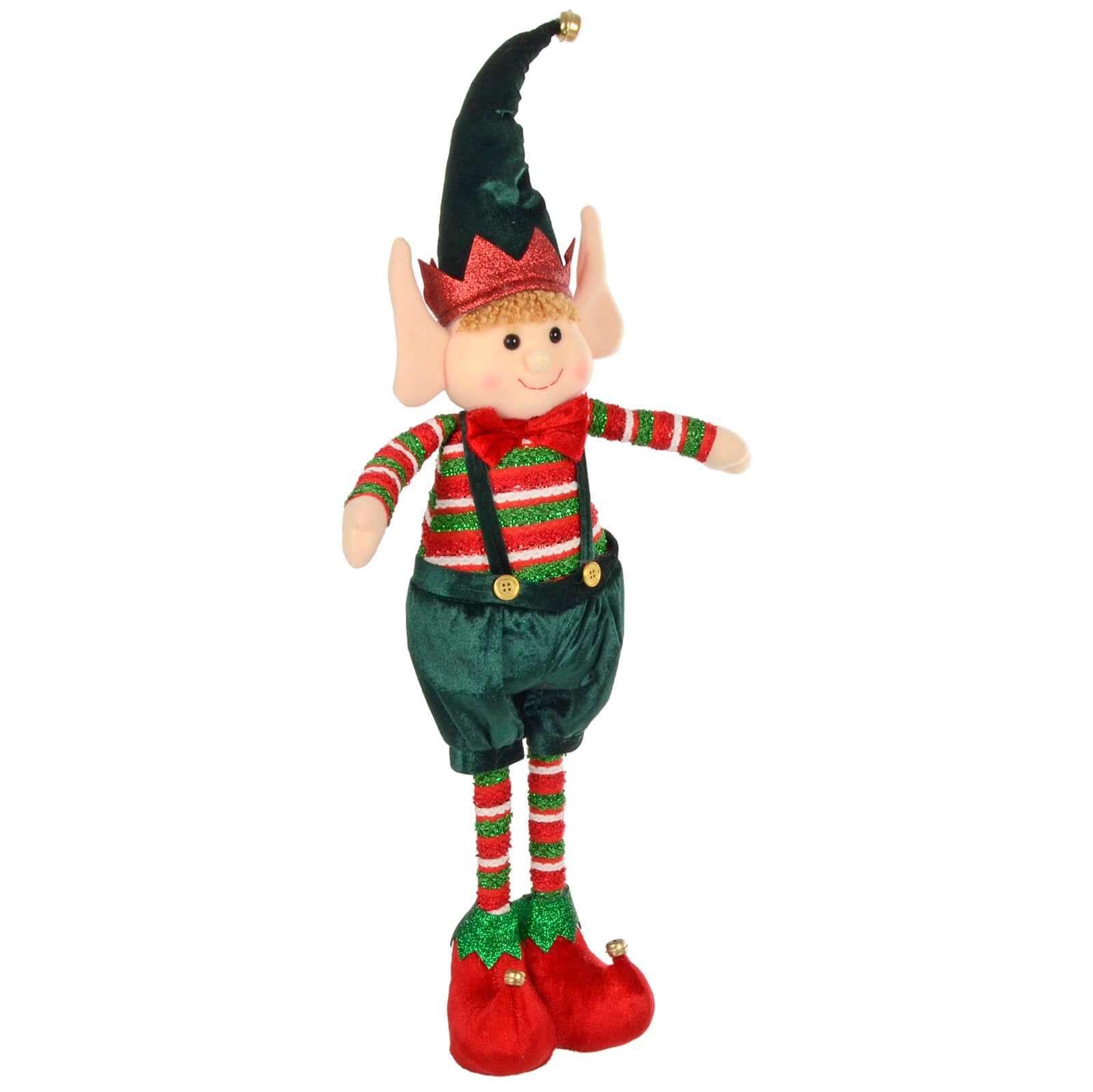 Boy standing elf decoration 67cm